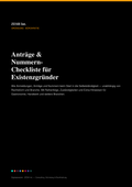 Anträge- & Nummern-Checkliste für Existenzgründer