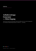 Arbeitsvertrags-Generator — Online-Zugang