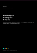Businessplan-Vorlage für Gründer