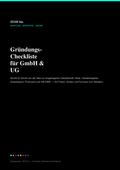 Gründungs-Checkliste für GmbH & UG