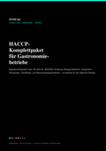 HACCP-Komplettpaket für Gastronomiebetriebe