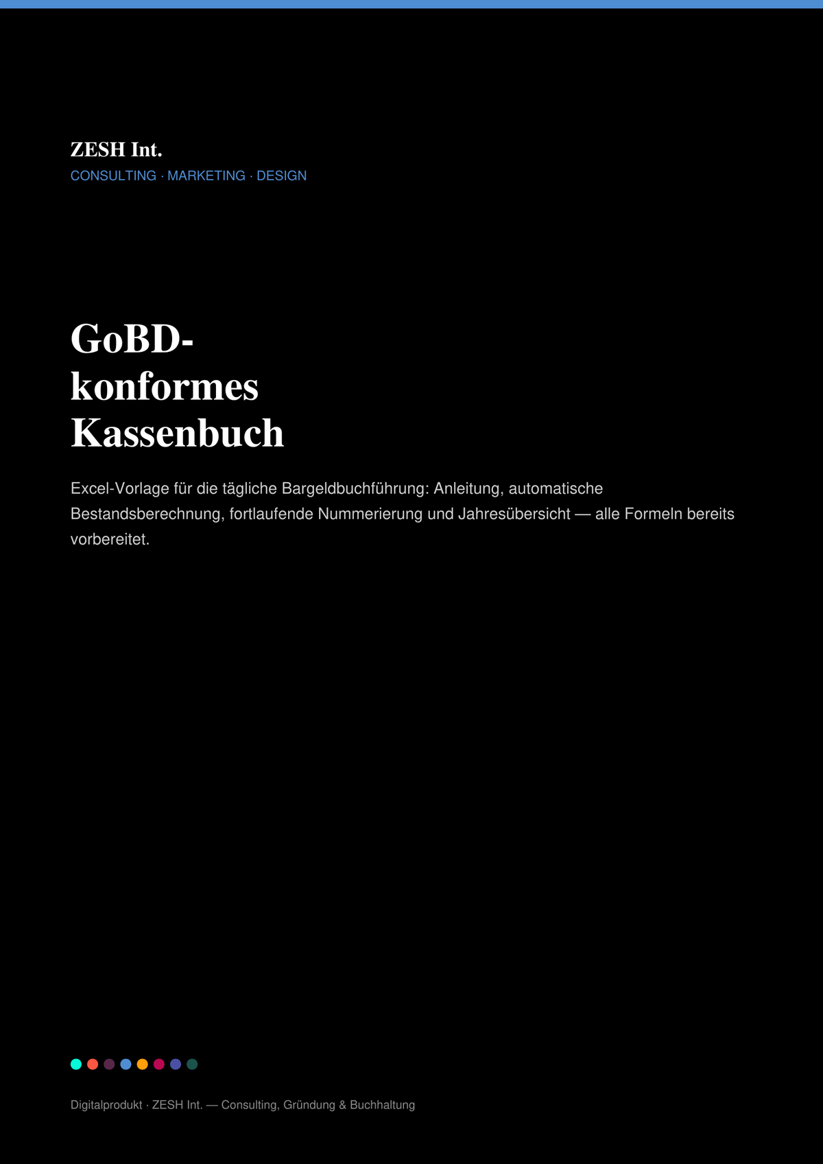 GoBD-konformes Kassenbuch