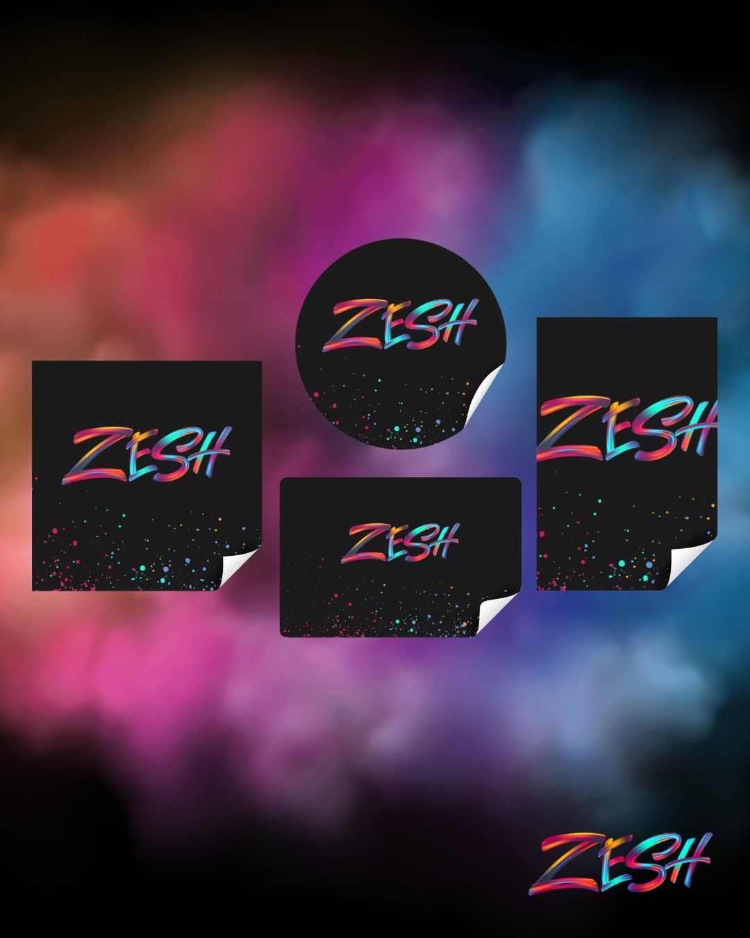 Sticker / Aufkleber-Set bedruckt