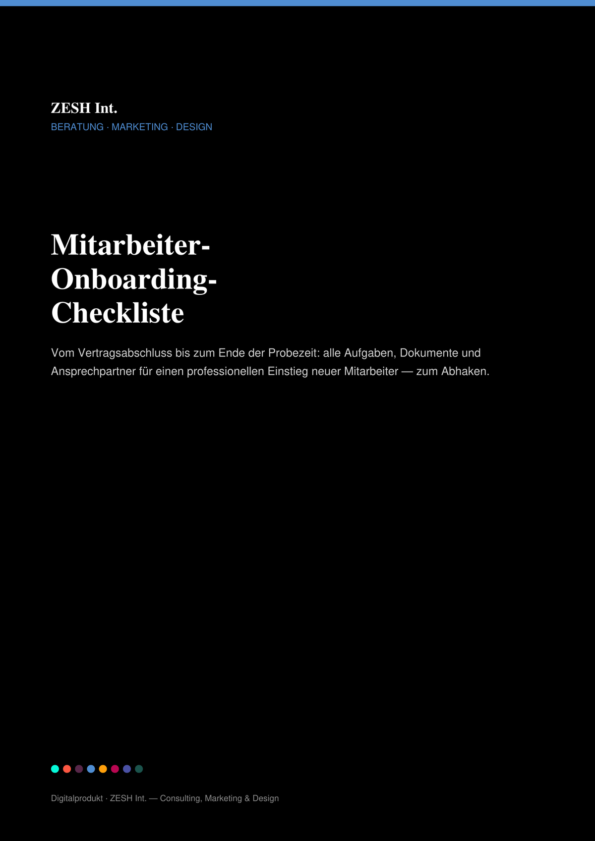 Mitarbeiter-Onboarding-Checkliste