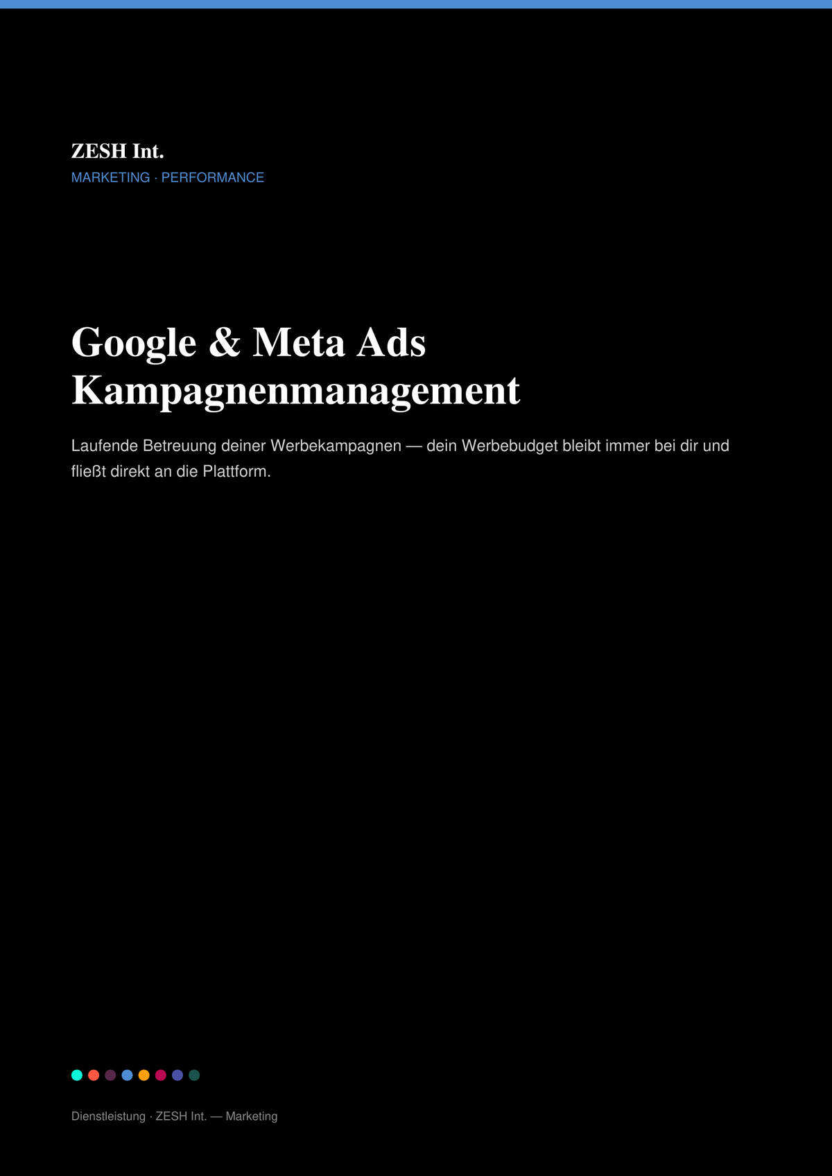 Google & Meta Ads Kampagnenmanagement