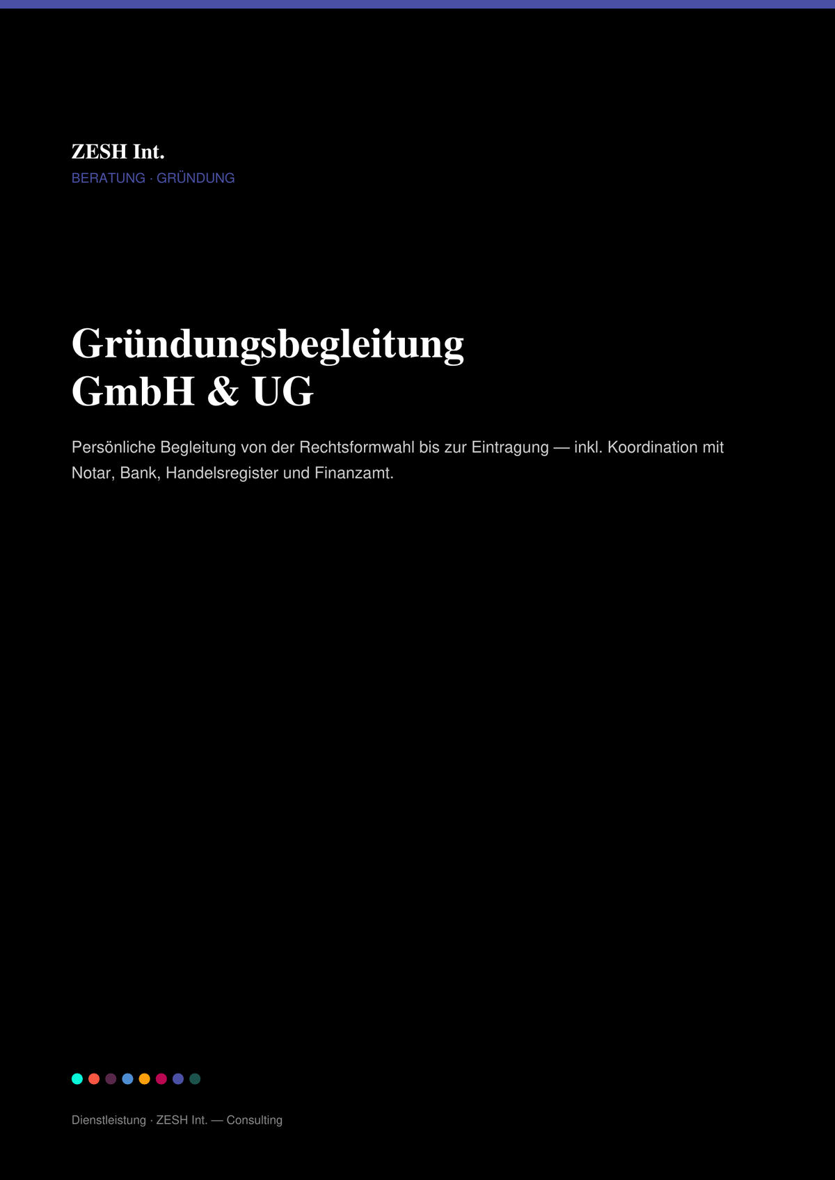 Gründungsbegleitung GmbH & UG